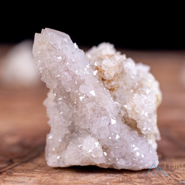 WHITE SPIRIT QUARTZ Crystal Points and Clusters - Healing Crystals and Stones, Crystal Decor, Cactus Quartz, E1462