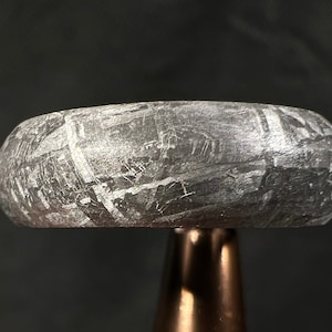 GIBEON Meteorite Ring - Size 5.5 - Meteorite Wedding Ring, Meteorite Band, Space Astronomy Jewelry, B 51267