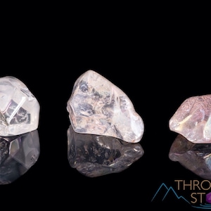 AURA QUARTZ Tuimelde Kristallen - Housewarming Gift, Helende Kristallen, Uniek Cadeau, Meditatiestenen, E1680