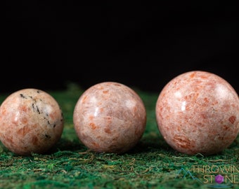 SUNSTONE Sphere - Large -  Crystal Sphere, Reiki Healing, Polished Crystals, Meditation Stone, E1121