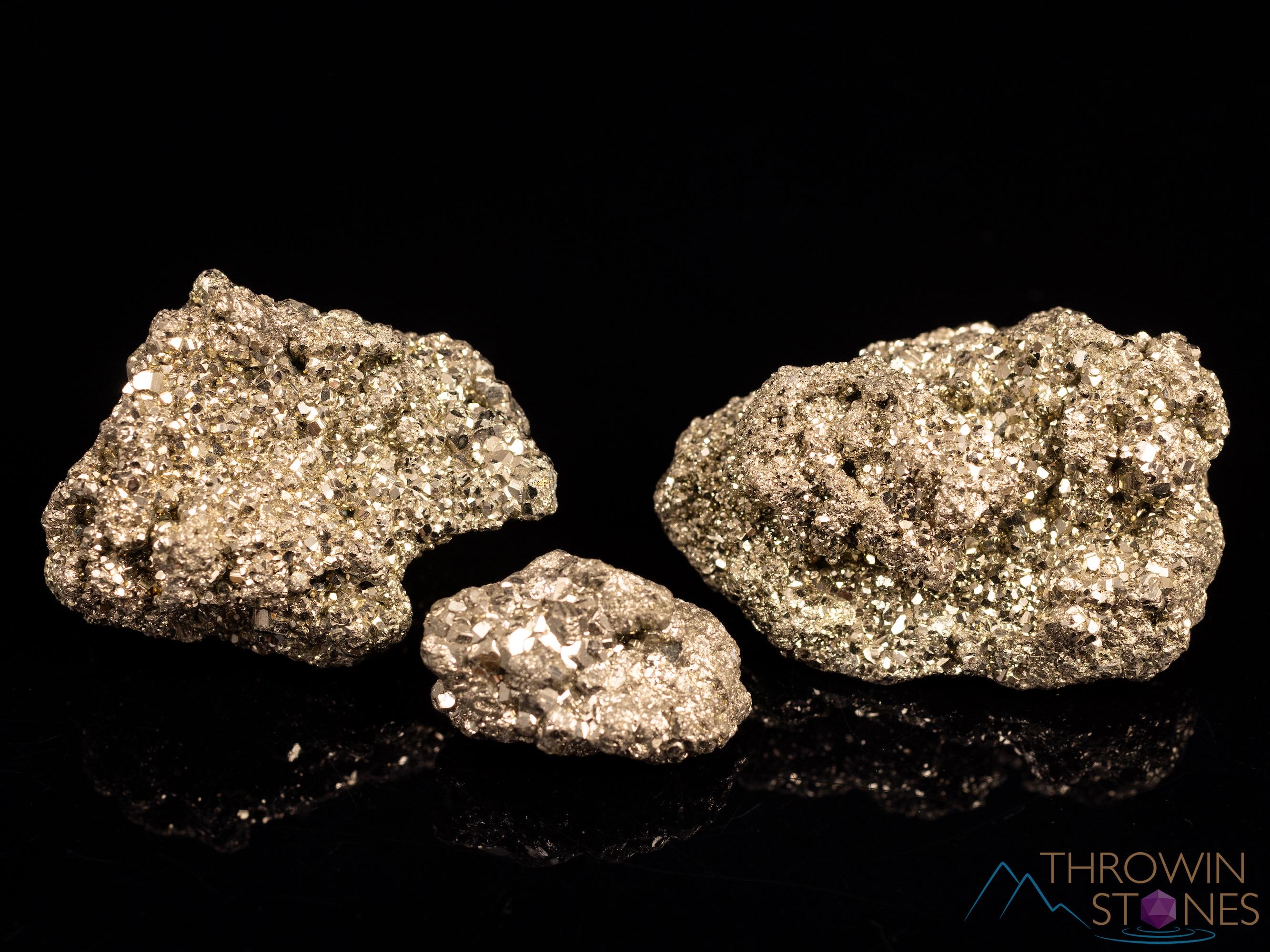 パイライト クラスター - XS、S、M、L - 原石クリスタル、保護石、愚者