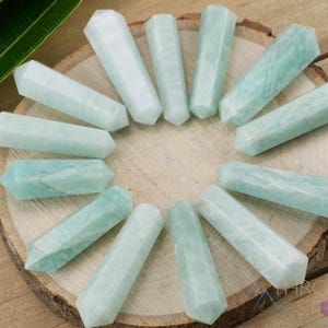 AMAZONITE Crystal Tower - Mini - Crystal Grid, Double Terminated, Crystal Point, E1397