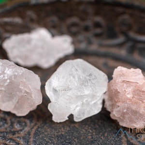 NIRVANA QUARTZ Etched Ice Himalayan Quartz - Raw Crystal Chips, Ice Quartz,  Jewelry Making,  E1887