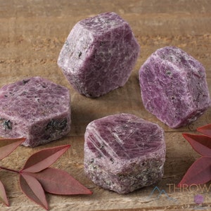 RUBY Raw Crystal - Sacred Geometry, Hexagon Ruby, Raw Ruby, Record Keeper, E0063