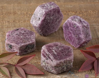 RUBY Raw Crystal - Sacred Geometry, Hexagon Ruby, Raw Ruby, Record Keeper, E0063