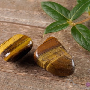 TIGERS EYE Tumbled Crystals - Self Care, Tumbled Stones, Healing Crystals, Pocket Stones, E0558