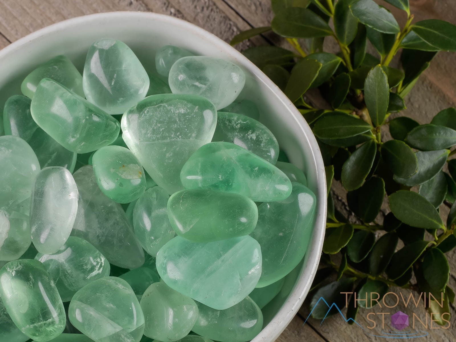 FLUORITE Green Tumbled Crystals Metaphysical Crystals Etsy