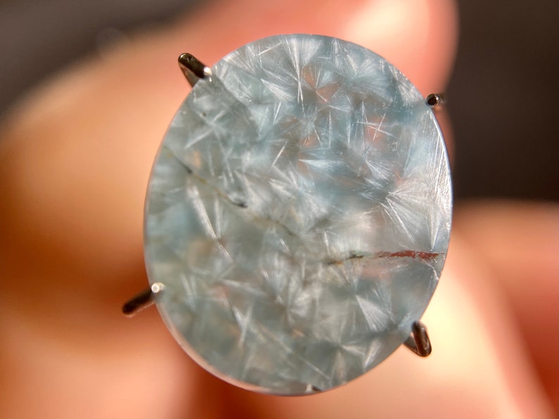 Medusa Paraiba Quartz GILALITE Cabochon Solid Blue Gemstones 43992 Oval Jewelry Making
