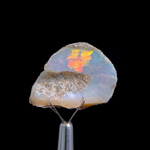 OPAL Raw Crystal - AAA Grade - Opal Jewelry Making, Certified Opal Gemstone, Welo Opal, 50172