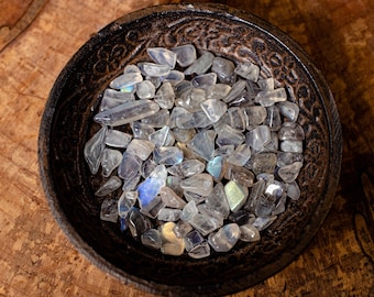 LABRADORITE Crystals - Loose Gemstones, Tumbled Crystals, Crystal Chips. Jewelry Making,  E1878