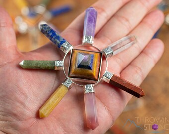 CHAKRA Pyramid Generator – Crystal Healing, Chakra Sones, Metaphysical, Crystal Pyramid - E1224