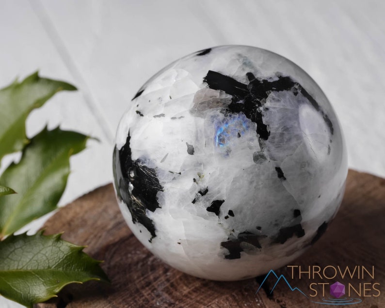 Rainbow MOONSTONE Crystal Ball - Unique Gift, Crystal Sphere, Goth Decor,  Gemstone Sphere, E0372 