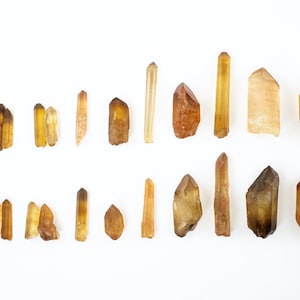 CITRINE Point - Untreated & Facet Grade - Rough Citrine, Natural Point, Abundance Crystals, E0424