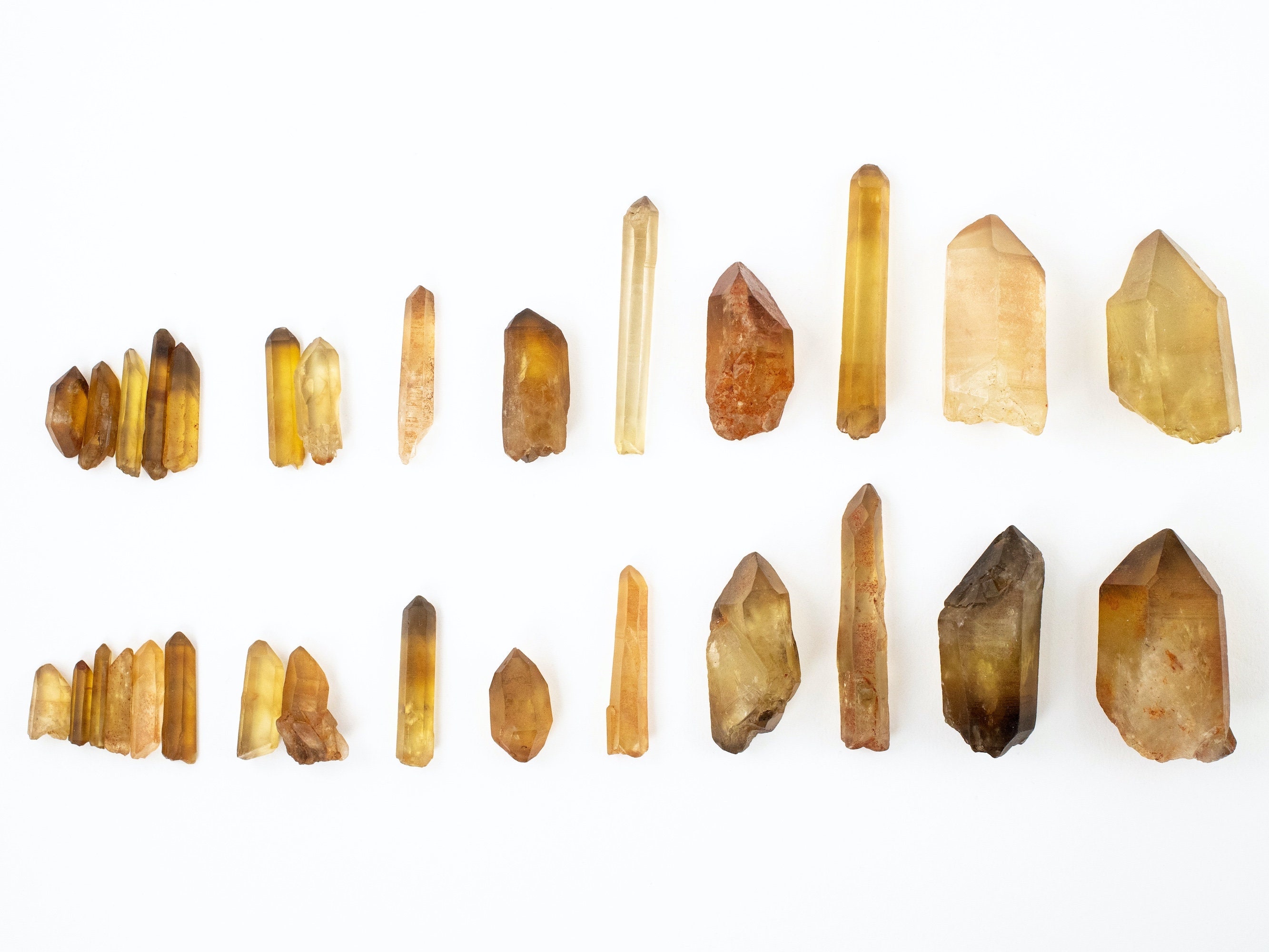 CITRINE Point - Untreated & Facet Grade - Rough Citrine, Natural Point, Abundance Crystals, E0424
