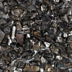 These Elite Noble Shungite Gemstones are a deep black color with a shiny, metallic luster. These rare crystals are the purest form of Shungite and are primarily found in Russia. Shungite is believed to have strong purifying and protective properties.