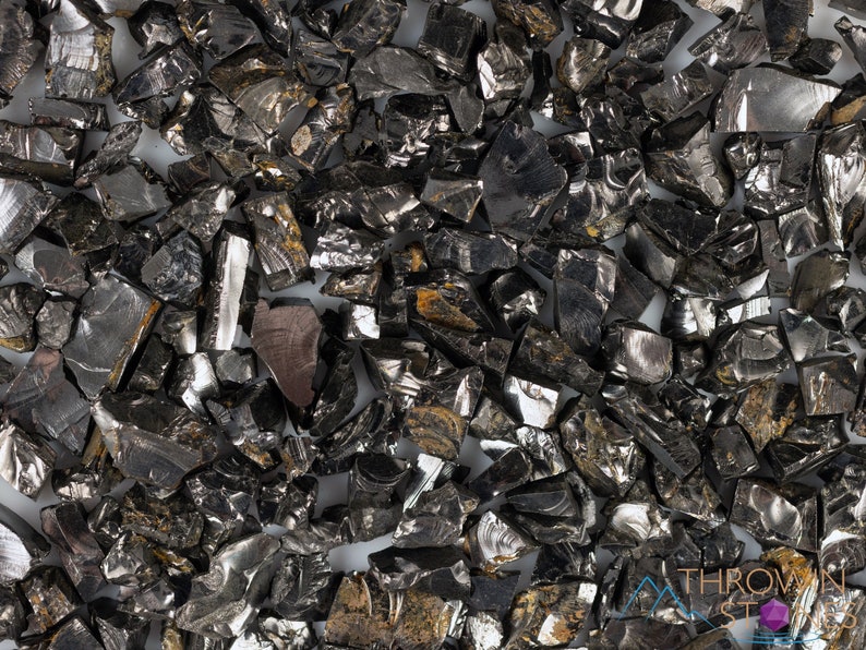 These Elite Noble Shungite Gemstones are a deep black color with a shiny, metallic luster. These rare crystals are the purest form of Shungite and are primarily found in Russia. Shungite is believed to have strong purifying and protective properties.