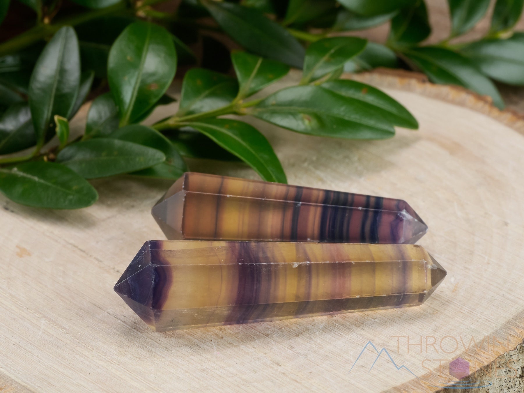 FLUORITE Yellow, Crystal Point - Mini - Crystals Healing, Home Decor, Crystal Grid, Fluorite Point - E1402