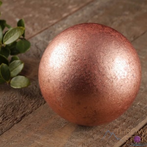 COPPER Sphere - Home Decor, Housewarming Gift, Unique Gift, Copper Crystals, E0293