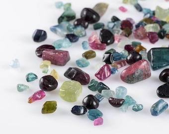 TOURMALINE Crystals - Tumbled Crystals, Loose Gemstones, Crystal Healing. Crystal Grid, E0672