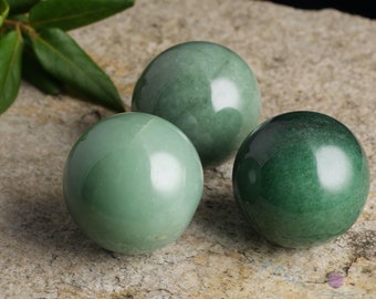 AVENTURINE Green Crystal Sphere – Home Decor, Crystal Ball, Gemstone Sphere, Crystal Grid - E0161