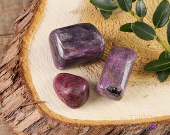 RUBY Trommelsteine - Crystal Healing, Taschenstein, Einzigartiges Geschenk, Trommelsteine, E0856