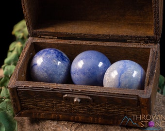 AVENTURINE Blue Sphere – Crystal Healing, Housewarming Gift, Crystal Ball, Gemstone Sphere - E0291