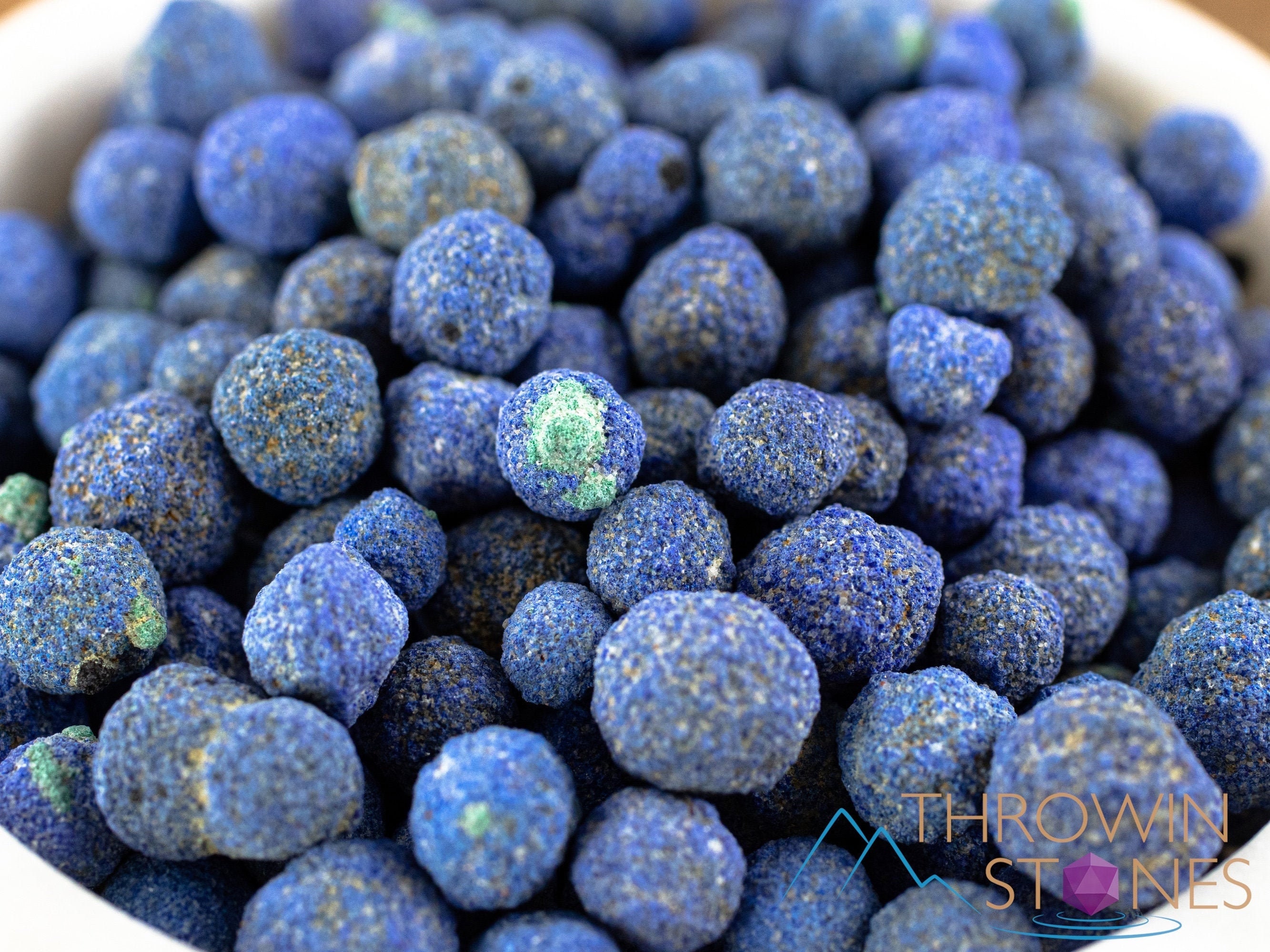AZURITE Blueberries Crystals Raw Stones Crystal Grid Loose Etsy