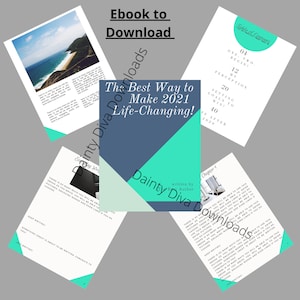 20-Page Ebook Editable Template, writer, author, edit, book, blog, blogger, type, canva,