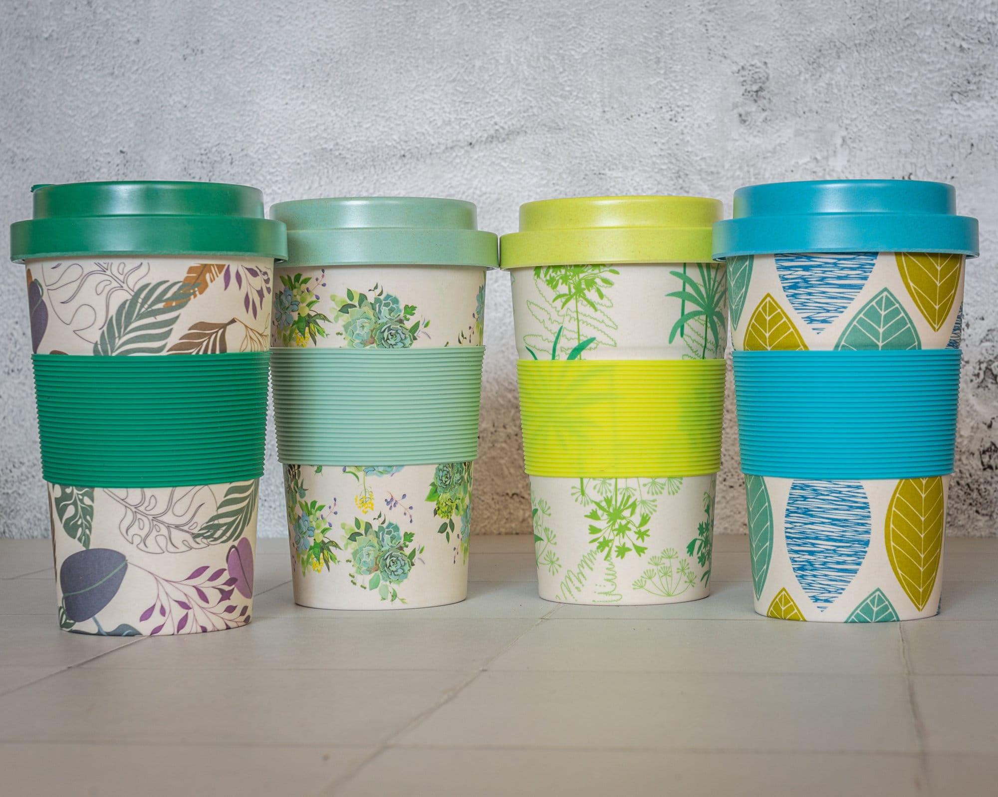 Bamboo fiber Degradable cup creative traveling cup portable coffee mugs  mark cup Eco Friendly Non-slip Home office Mugs With Lid