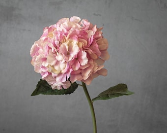 Pink Lilac Faux Hydrangea Stems | Artificial Hydrangea | Floral Decoration | Wedding/Home Decoration | Faux Hydrangea | Hydrangea Bouquet