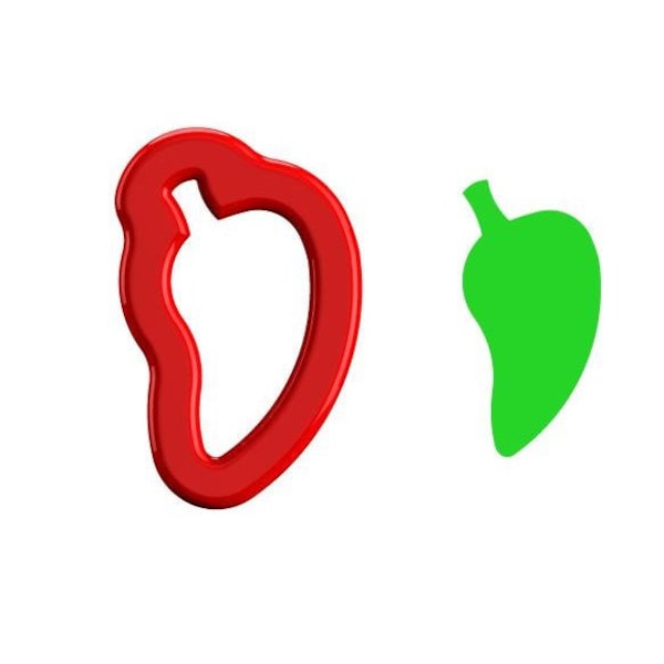 Chilli Pepper Cookie Cutter / Vegetable Cookie Cutter / High quality cutter (made from Food safe PLA)