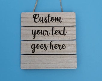 Personalised front door hanger, In Session Please Do Not Disturb, Please Knock, Custom Wood Sign, Spa Salon, Office Door Hanger Plaque