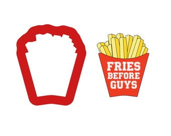 French Fries Cookie Cutter - 1 / French Fries Cookie Cutter / High quality cutter (made from Food safe PLA)