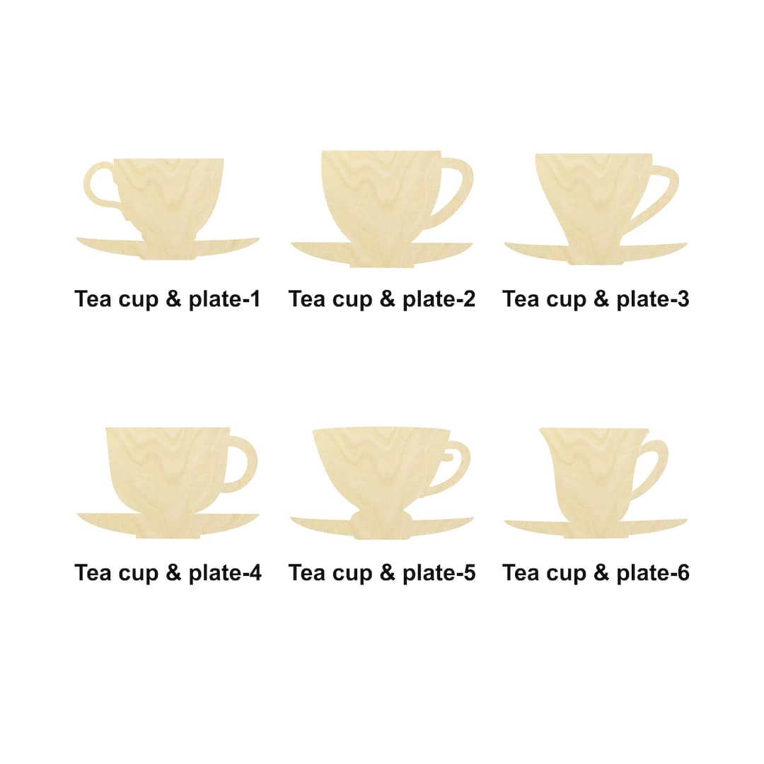 Teacup and Plate, Coffee Cup and Dish, Saucer & Dishmultiple Sizes