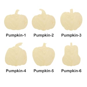 Forme de citrouille d’Halloween - Tailles multiples - Formes de découpe en bois inachevées découpées au laser | Décor d’Halloween | Décoration d'intérieur, cadeau de décoration