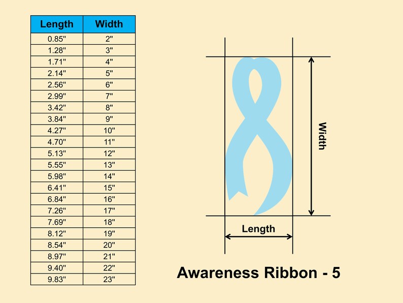 Awareness Ribbon, Cancer Ribbon Shape Wooden - Multiple Sizes- Laser ...