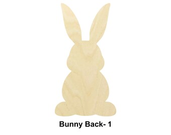 Bunny / Peep Bunny / Easter bunny - Multiple Sizes - Laser Cut Unfinished Wood Cutout Shapes | Home decor | Decoration Gift
