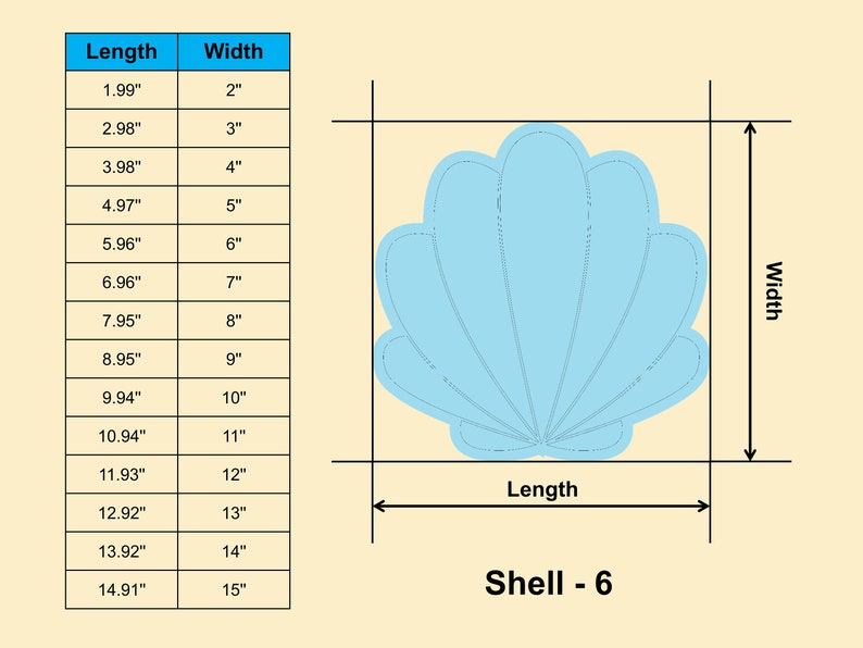 He Shell Size Shell or Sea Shell Wooden Shape - Multiple Sizes- Laser Cut Unfinished ...