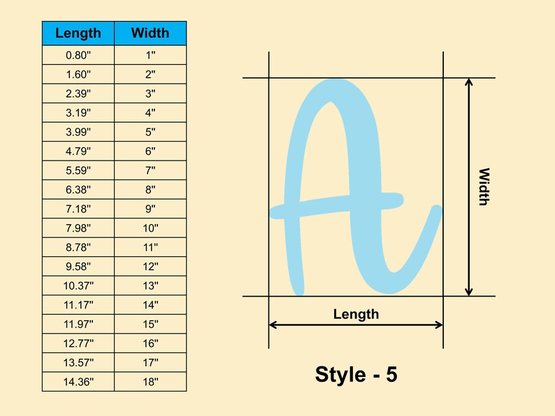 Script Block Letter A Wooden Shape - Multiple Sizes- Laser Cut ...