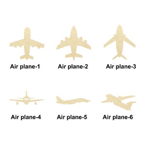 Airplane, Aero plane  - animal- Multiple Sizes - Laser Cut Unfinished Wood Cutout Shapes | Home decor | Decoration Gift