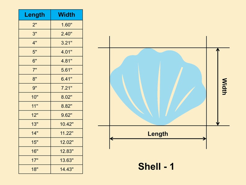 Shell or Sea Shell Wooden Shape - Multiple Sizes- Laser Cut Unfinished ...
