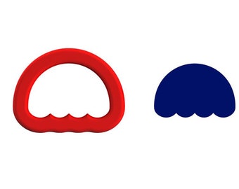 Half Arch Shape Cookie Cutter / Half Arch Clay cutter / Half Arch Polymer cutter / High quality cutter (made from Food safe PLA)