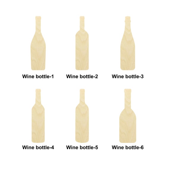 Drink Wine - Laser Cut Out Unfinished Wood Craft Shape FOD40 Drink Wine - Laser Cut Out Unfinished Wood Craft Shape FOD40