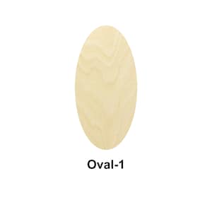 Forme ovale - Plusieurs tailles - Découpe au laser Formes de découpe de bois non finies | Décoration intérieure | Cadeau de décoration