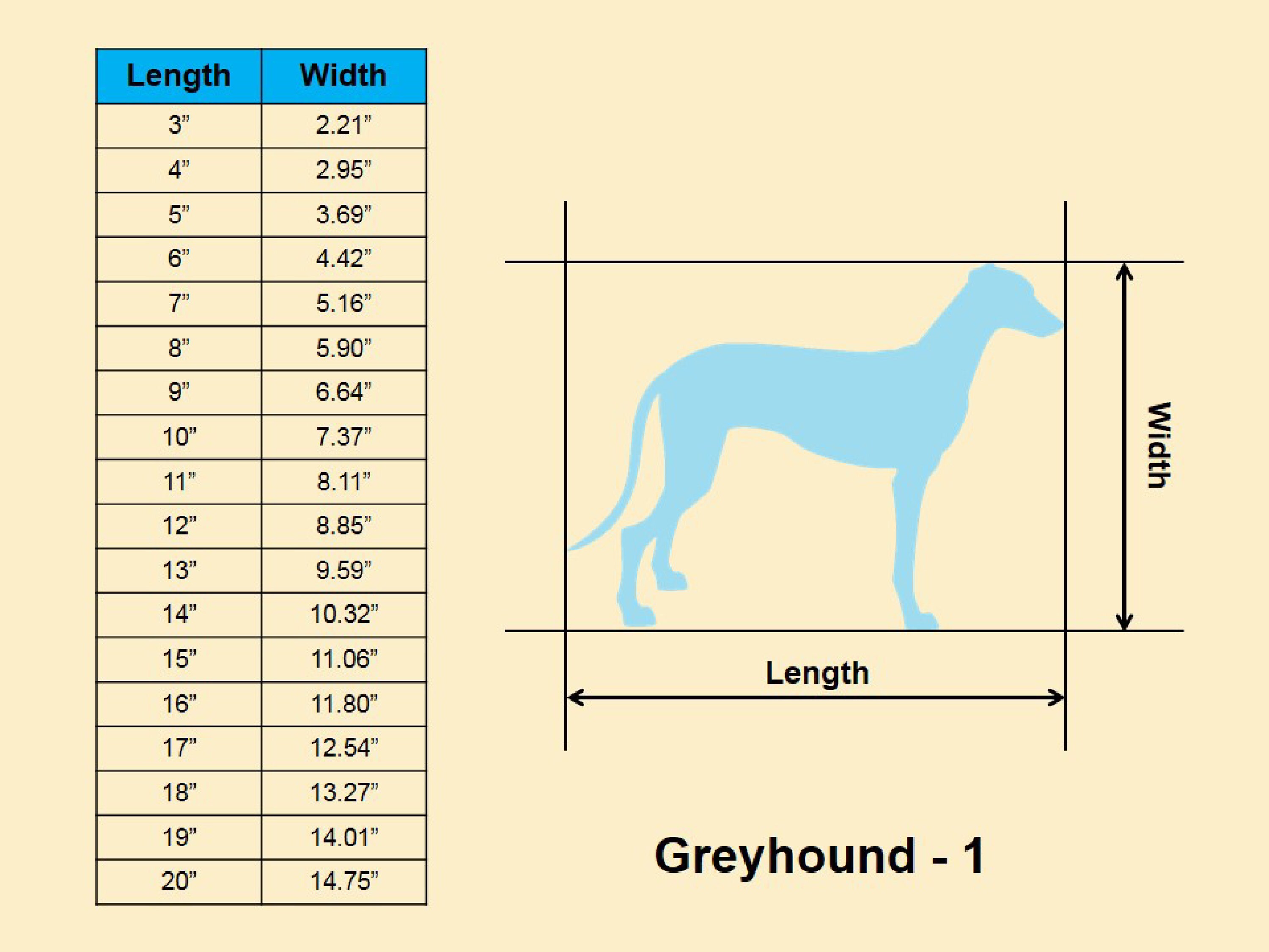 Greyhound Shape Greyhound Dog Animal Shapes - Multiple Sizes - Laser Cut Unfinished ...