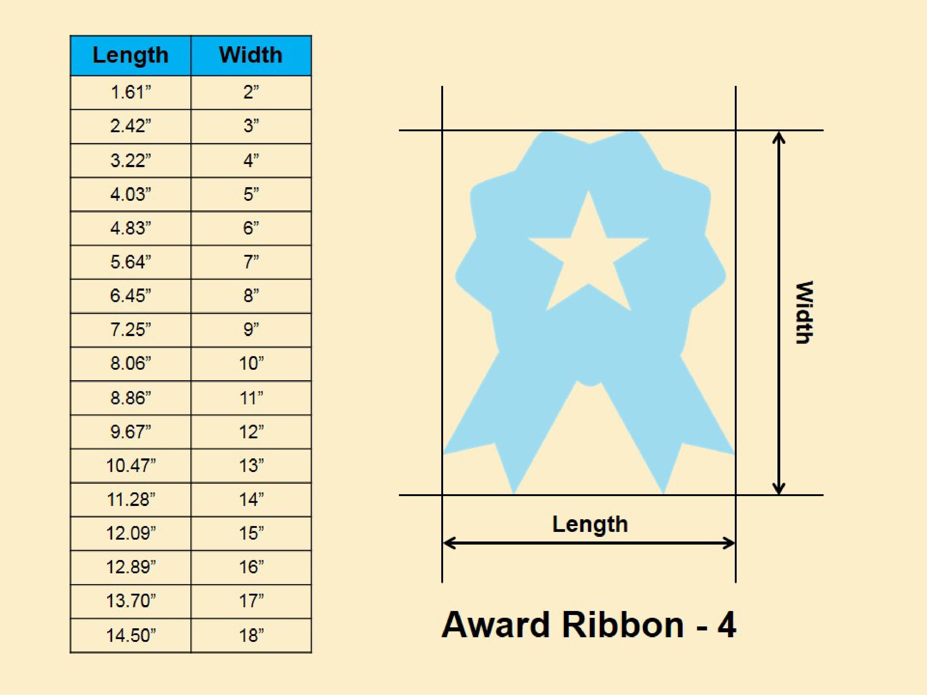 Award Ribbon Shape - Multiple Sizes- Laser Cut Unfinished Wood Cutout ...