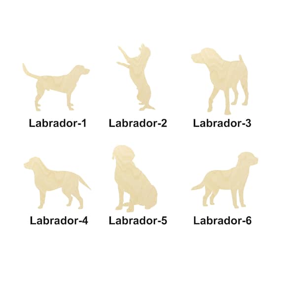 Dog - Laser Cut Out Unfinished Wood Craft Shape DOG1 Dog - Laser Cut Out Unfinished Wood Craft Shape DOG1