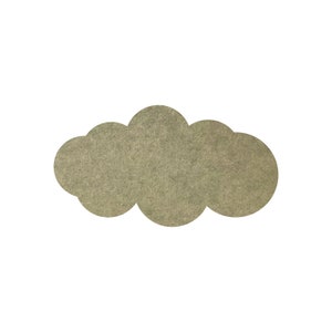 May include: A brown paper cloud shape cut out.