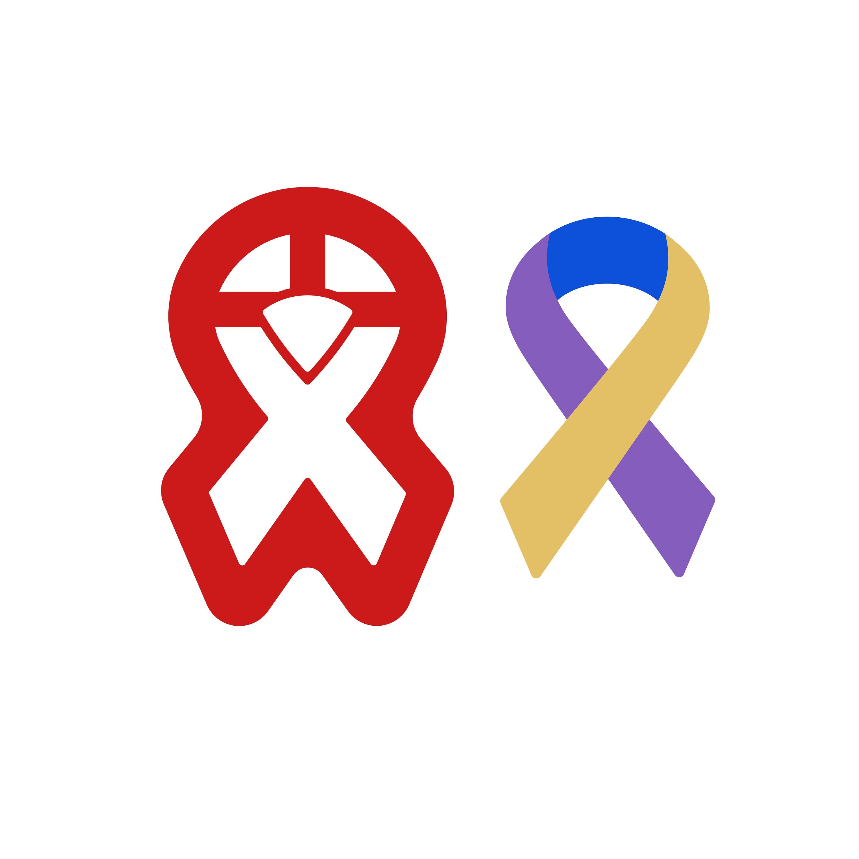 Food Insecurity Awareness Ribbon Awareness Ribbon Donut Cookie Cutter / Memorial Ribbon Cookie Cutter ...