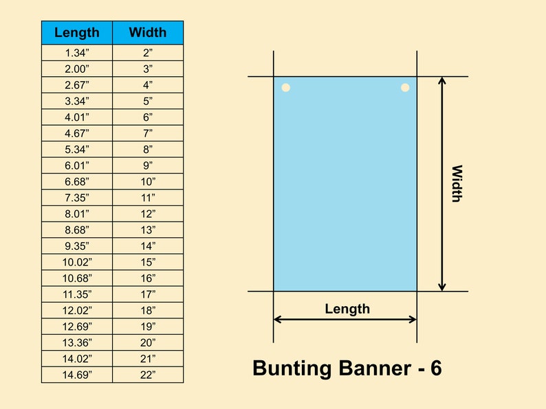 Bunting Banner- Shape - Multiple Sizes - Laser Cut Unfinished Wood ...